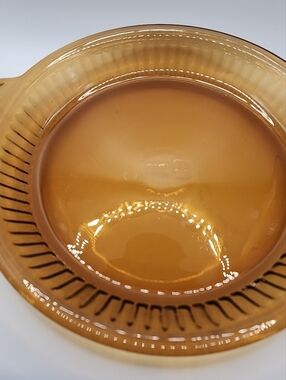 Anchor Hocking Amber Glass pie dish 1460 9in